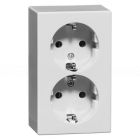 Peha Opbouw Wandcontactdoos 00259921 Alpinwit