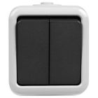 Peha Spatwaterdicht Schakelaar 625WAB Grijs