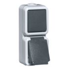 Peha Spatwaterdicht Wandcontactdoos 00306511 Grijs