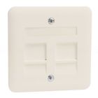 Peha Standaard Centraalplaat RJ45 80.610MJ2NAW Crème