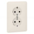 Peha Standaard Wandcontactdoos 80.6412 W Crème