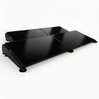 Glampère FlatFix Fusion - Plug and play 4 zonnepanelen landscape naast elkaar full black voor thuisbatterij
