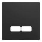 Schneider Electric Merten M Centraalplaat USB MEG43670403 Zwart mat