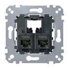 Schneider Electric Merten M Datacontactdoos MTN45750002 2xRJ45