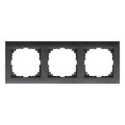 Schneider Electric Merten MPure Afdekraam MEG40303614 Antraciet