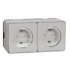 Schneider Electric Merten Mureva Styl Wandcontactdoos MUR39035 Polarwit