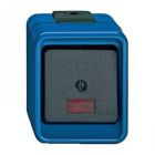 Schneider Electric Merten Slagvast Schakelaar 370675 BlauwZwart