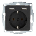 KOPP 296415009 WCD 1V RA KV 2XUSB ANTR HK02