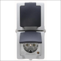 KOPP 136956008 WCD 2V RA DEKS IP44 VERT GS