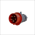 POWER PWCEES516 STEKKER 5POLIG16A IP44 ROOD