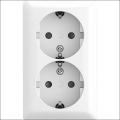 ABB BUSCH 202 EAPBJ524 WCD RA KV DUBBEL OPB BAP AWT