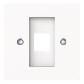 ABB BuschJaeger Art linear Centraalplaat RJ45 256144M Verkeerswit mat