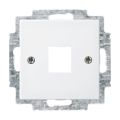 ABB BuschJaeger Balance SI Centraalplaat RJ45 2561914 Alpinwit