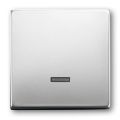 ABB BuschJaeger Pure Stainless Steel Dimmertoets 6543866101