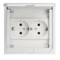 ABL Sursum SCHUKO Classic Vloercontactdoos 1632 192490 Met deksel