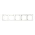 Gira E1 Afdekraam 0215151 Alpinwit mat