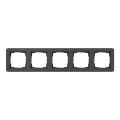 Gira E1 Afdekraam 0215152 Antraciet