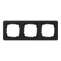 Gira E1 Afdekraam 0213153 Zwart mat