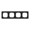 Gira E1 Afdekraam 0214153 Zwart mat