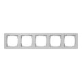 Gira E1 Afdekraam 0215154 Grijs mat