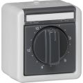 Gira Spatwaterdicht Opbouw Tijdschakelaar 032030 Grijs
