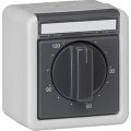 Gira Spatwaterdicht Opbouw Tijdschakelaar 032130 Grijs