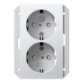 Gira Systeem 55 Wandcontactdoos 273527 Alpinwit mat