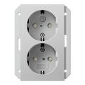 Gira Systeem 55 Wandcontactdoos 2731015 Grijs mat