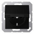 Jung A Range Wandcontactdoos A1520NBFKIKLSWM Zwart mat