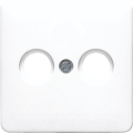 Jung CD Range Centraalplaat coax CD561TVWW Alpinwit