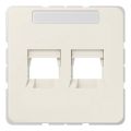 Jung CD Range Centraalplaat RJ45 56925WE Crème