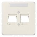 Jung CD Range Centraalplaat RJ45 5692NAT Crème