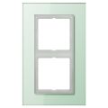 Jung LS Plus Afdekraam LSP982GLAS Wit mat