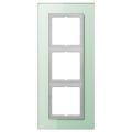 Jung LS Plus Afdekraam LSP983GLAS Wit mat