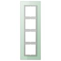 Jung LS Plus Afdekraam LSP984GLAS Wit mat