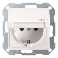 OUTLET Gira Systeem 55 Wandcontactdoos 045427 Alpinwit mat