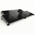 Glampère FlatFix Fusion - Plug and play 4 zonnepanelen landscape naast elkaar voor thuisbatterij