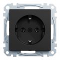 Schneider Electric Merten M Wandcontactdoos MEG23010403 Zwart mat