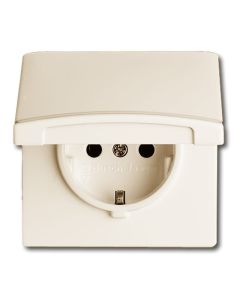 ABB BuschJaeger AllWeather IP44 Wandcontactdoos 20EUGRK32101 Crème