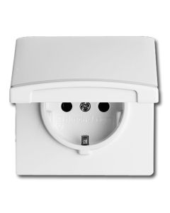 ABB BuschJaeger AllWeather IP44 Wandcontactdoos 20EUGRK34101 Alpinwit