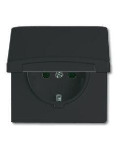 ABB BuschJaeger AllWeather IP44 Wandcontactdoos 20 EUGK35101 Antraciet