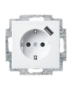 OUTLET ABB BuschJaeger Balance SI Wandcontactdoos 20 EUCBUSB914