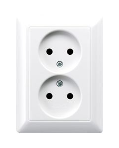 Jung AS Range Wandcontactdoos AS5010UWW Alpinwit