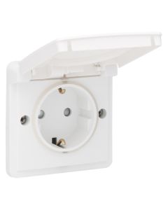 Niko New Hydro Wandcontactdoos 70136800 Alpinwit