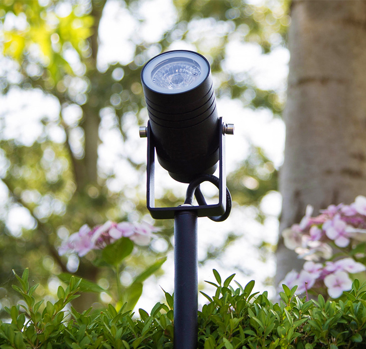 KS Verlichting Beamy tuinspot GARDEN SPIKE GU in de tuin