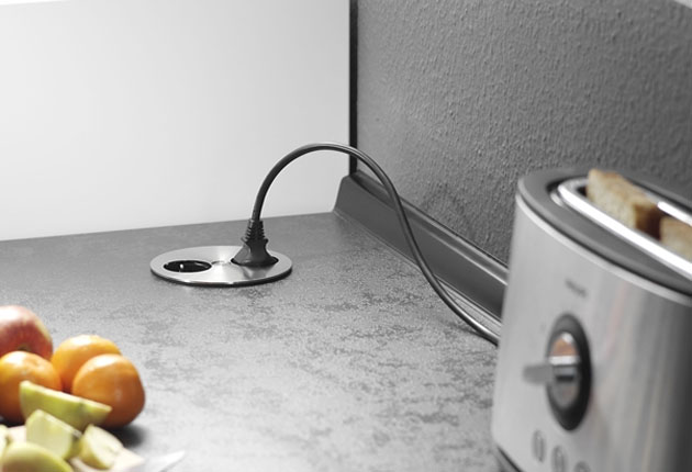 Keuken inbouw stopcontact draai