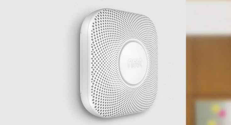 Gira koolmonoxidemelder aan het plafond