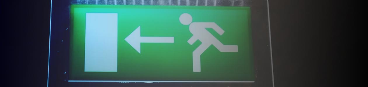 Welke noodverlichting pictogrammen gebruik ik waar?