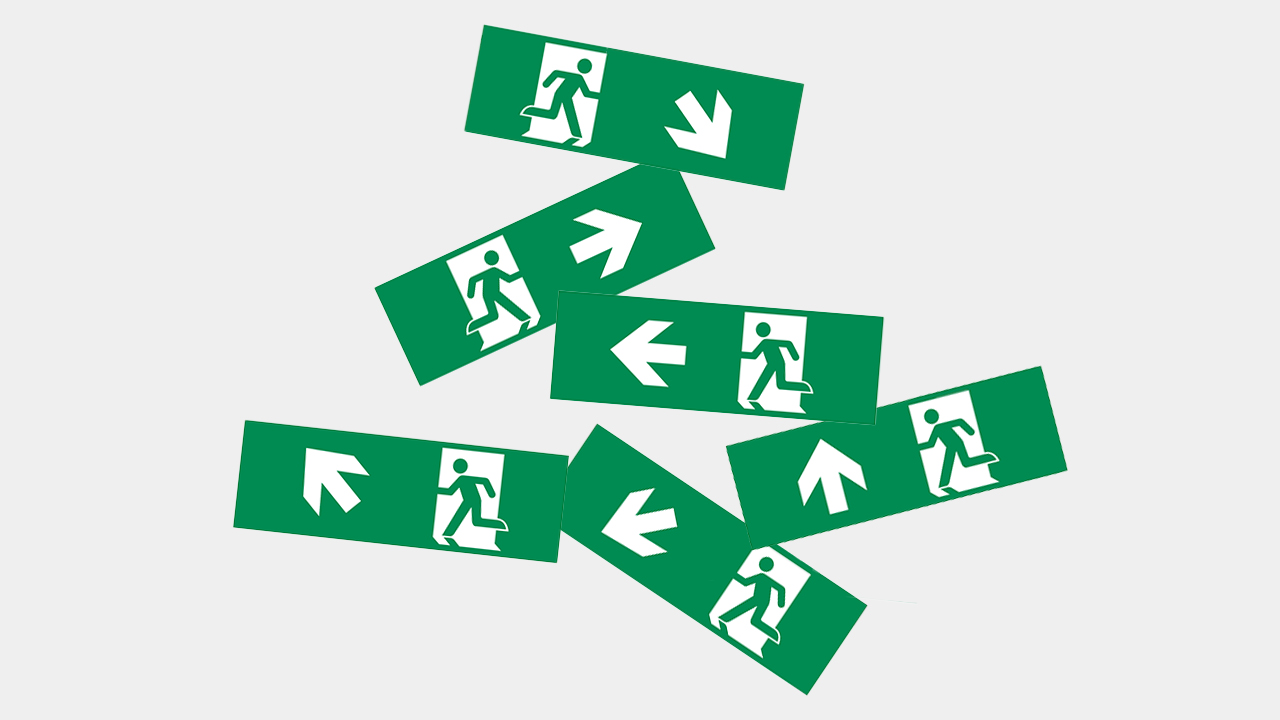 Noodverlichting pictogrammen