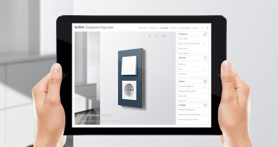 Gira design configurator